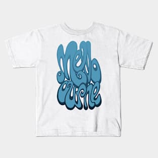 Melbourne text - Sailor Blue Kids T-Shirt